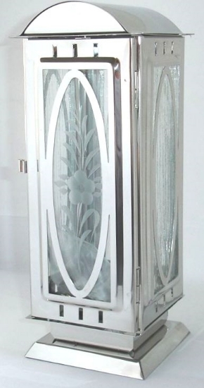 Obrázek Svítilna na postavení výstřih ovál oblá střecha - malá