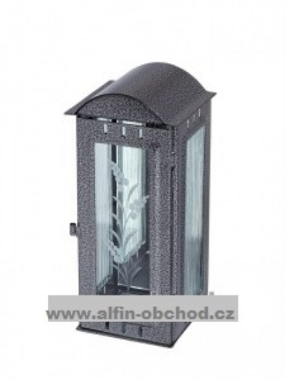 Obrázek Svítilna na pomník závěsná velká oblá střecha- starostříbro