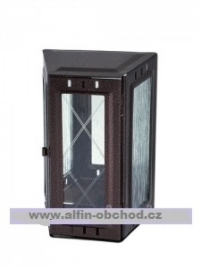 Obrázek Svítilna závěsná lichoběžníková staroměď