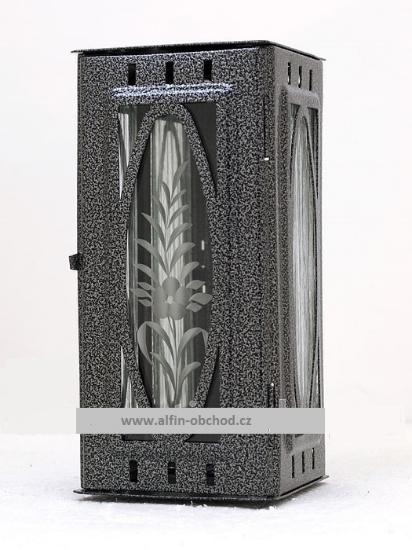 Obrázek Svítilna na pomník závěsná velká výstřih ovál - starostříbro