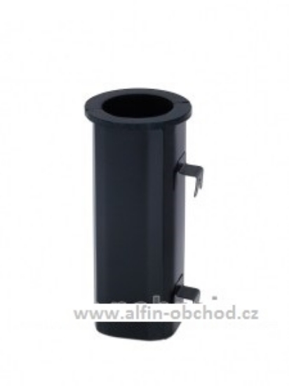 Obrázek Váza čtyřboká závěsná černá