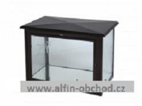 Obrázek Skříňka na tři urny staroměď