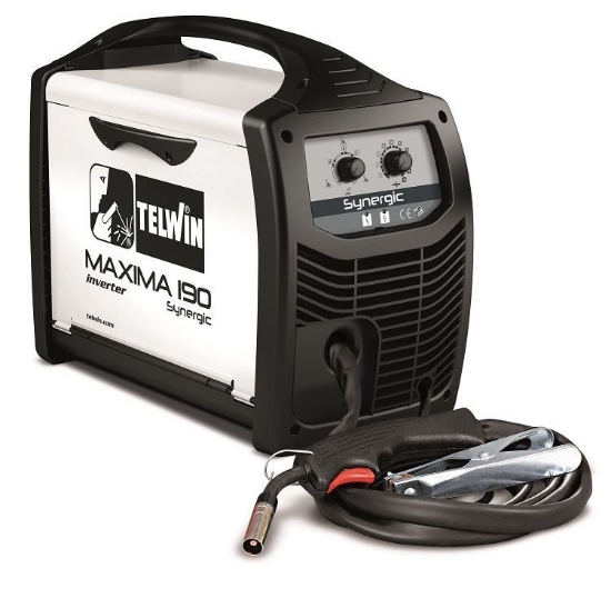 Obrázek Svářečka CO2 - Svářecí invertor CO2 (MIG-MAG) Maxima 190 Synergic Telwin