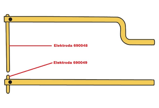 Obrázek Elektroda pro čelisti XA9 Telwin 690049
