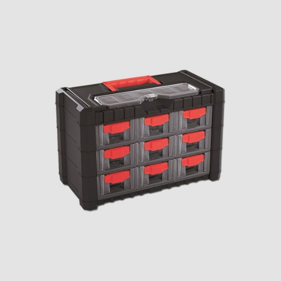 Obrázek Skříňka na drobný materiál - 9 zásuvek 400x260x200mm