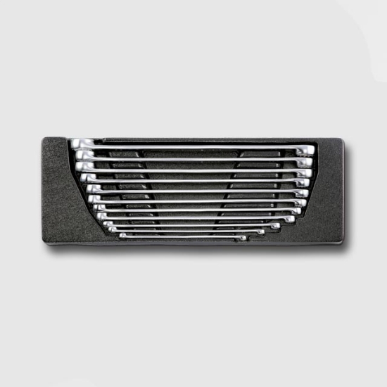 Obrázek Sada očkových klíčů 11 dílů, plastové plato E